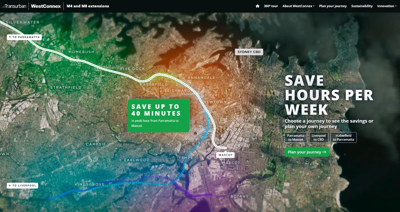 WestConnex website